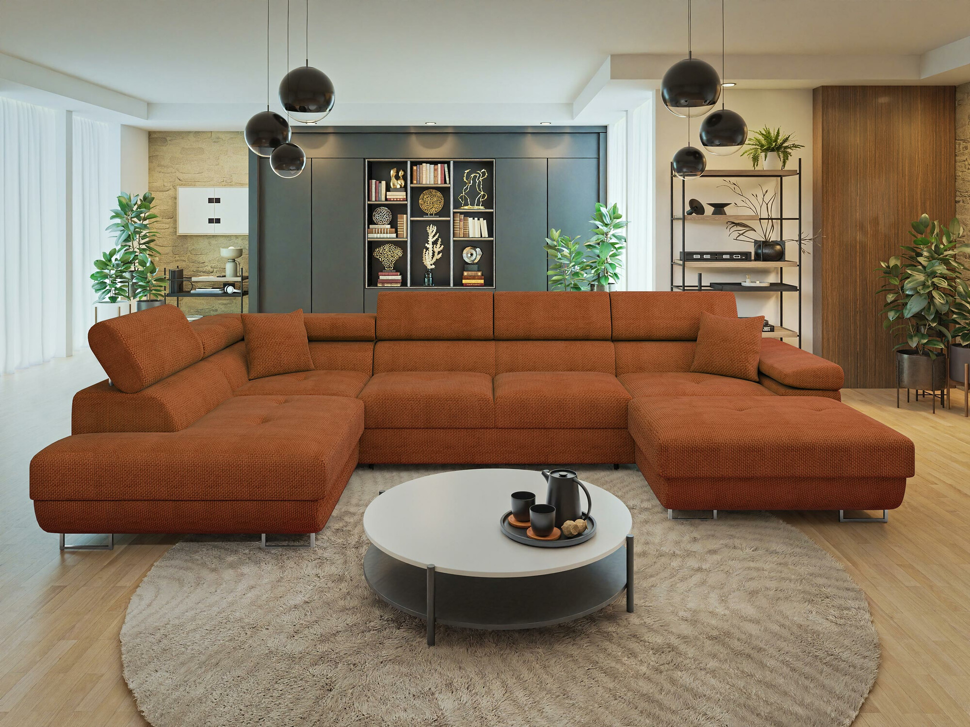 Ъглов диван Comfivo Eliferu 103 (Flow 09)