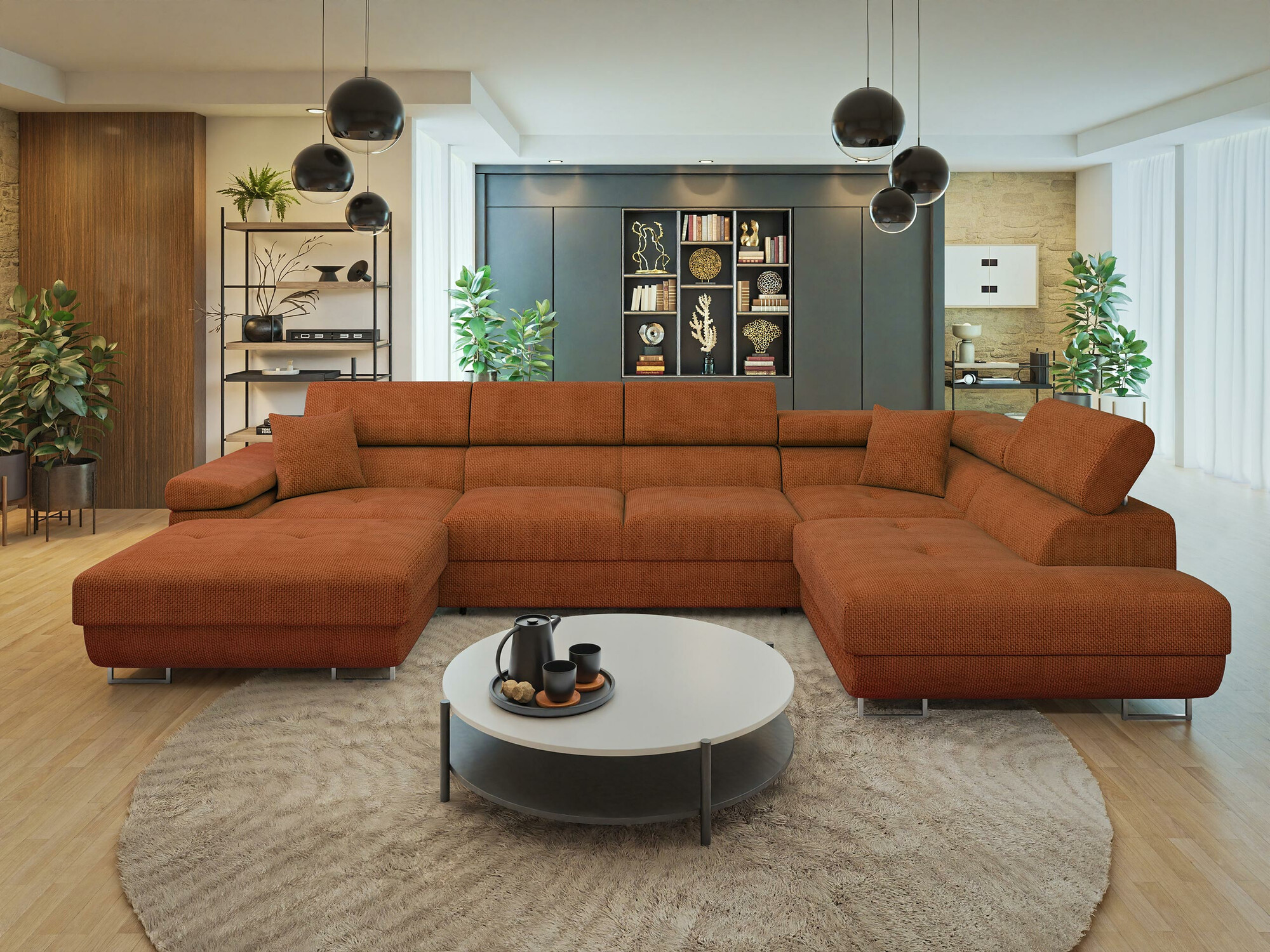 Ъглов диван Comfivo Eliferu 103 (Flow 09)