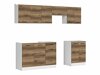 Комплект за кухня Boston 498 (Тъмен деланов дъб)