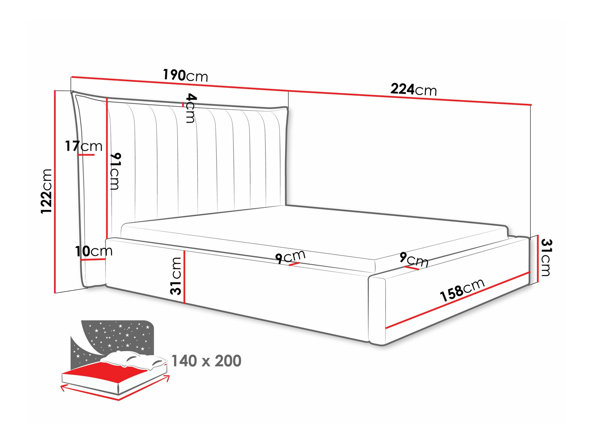 Легло Comfivo Solacium (Paros 2)