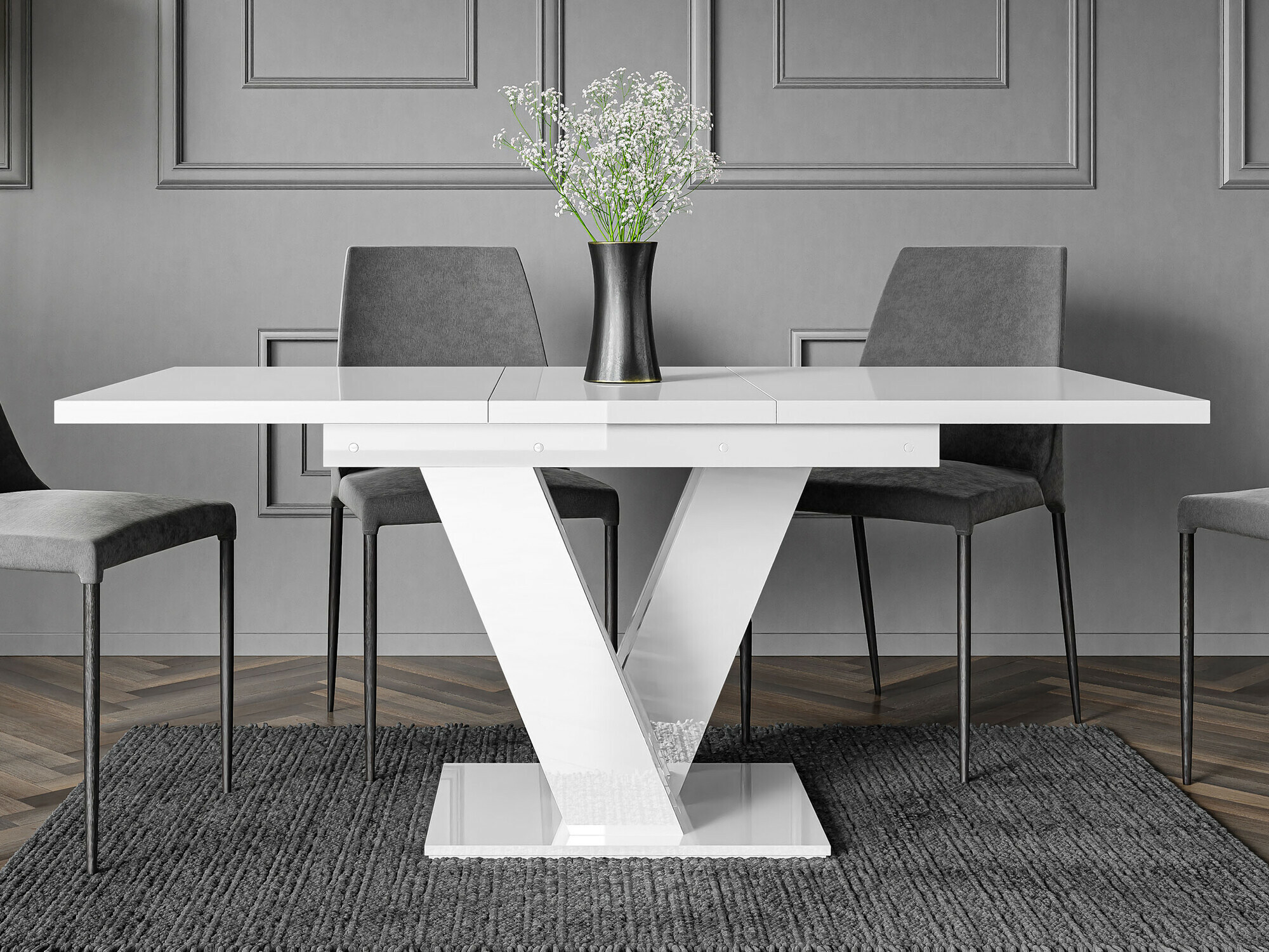 Маса Musus (Бял гланц)