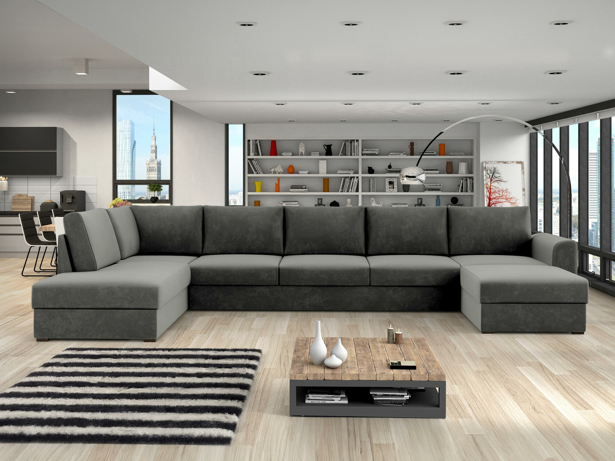 Ъглов диван Comfivo Flumen I (Magic Velvet 2217)