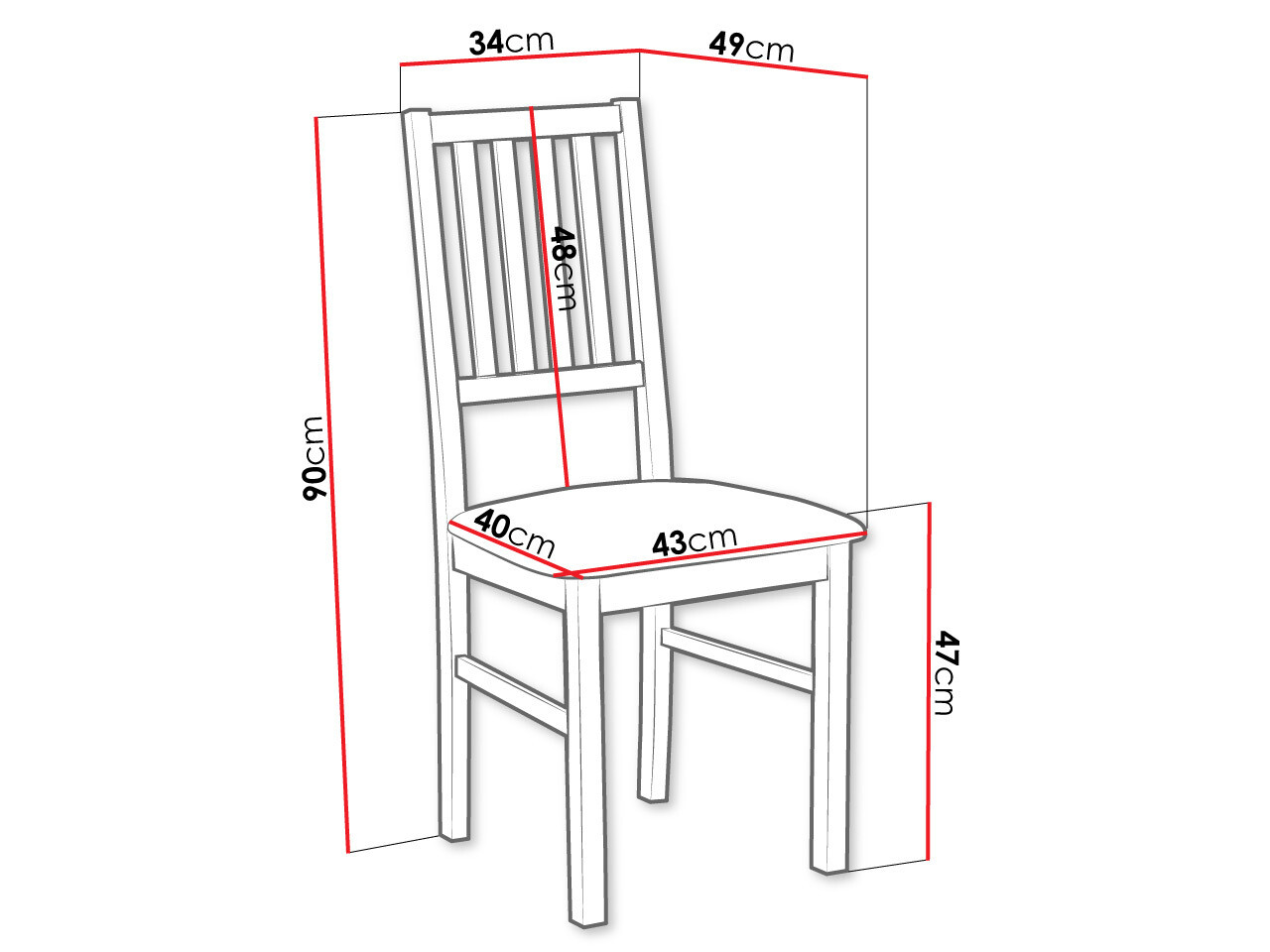 Стол Victorville 170 (Бял)