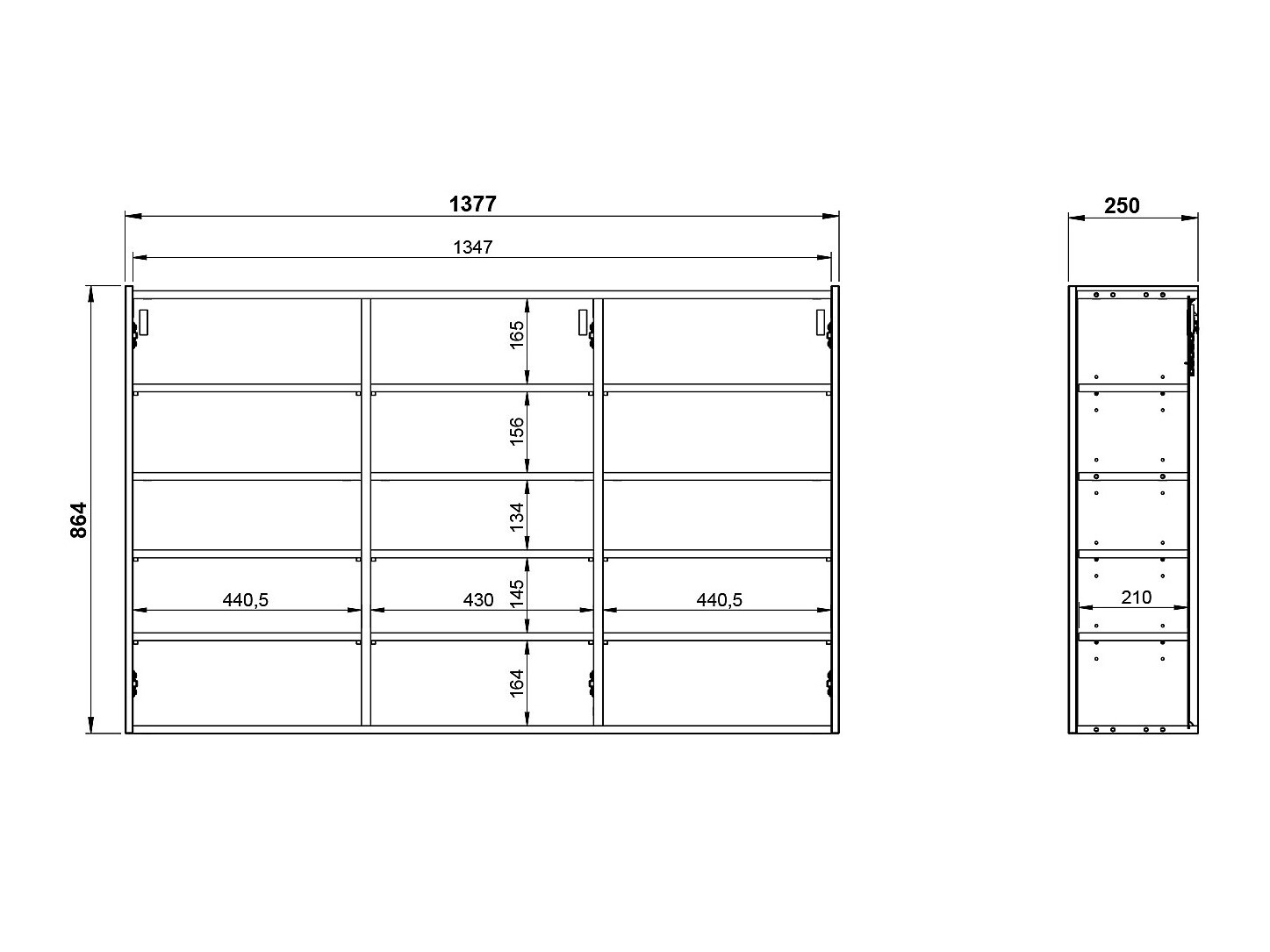 Етажерка за обувки Sacramento 434 (Бял)