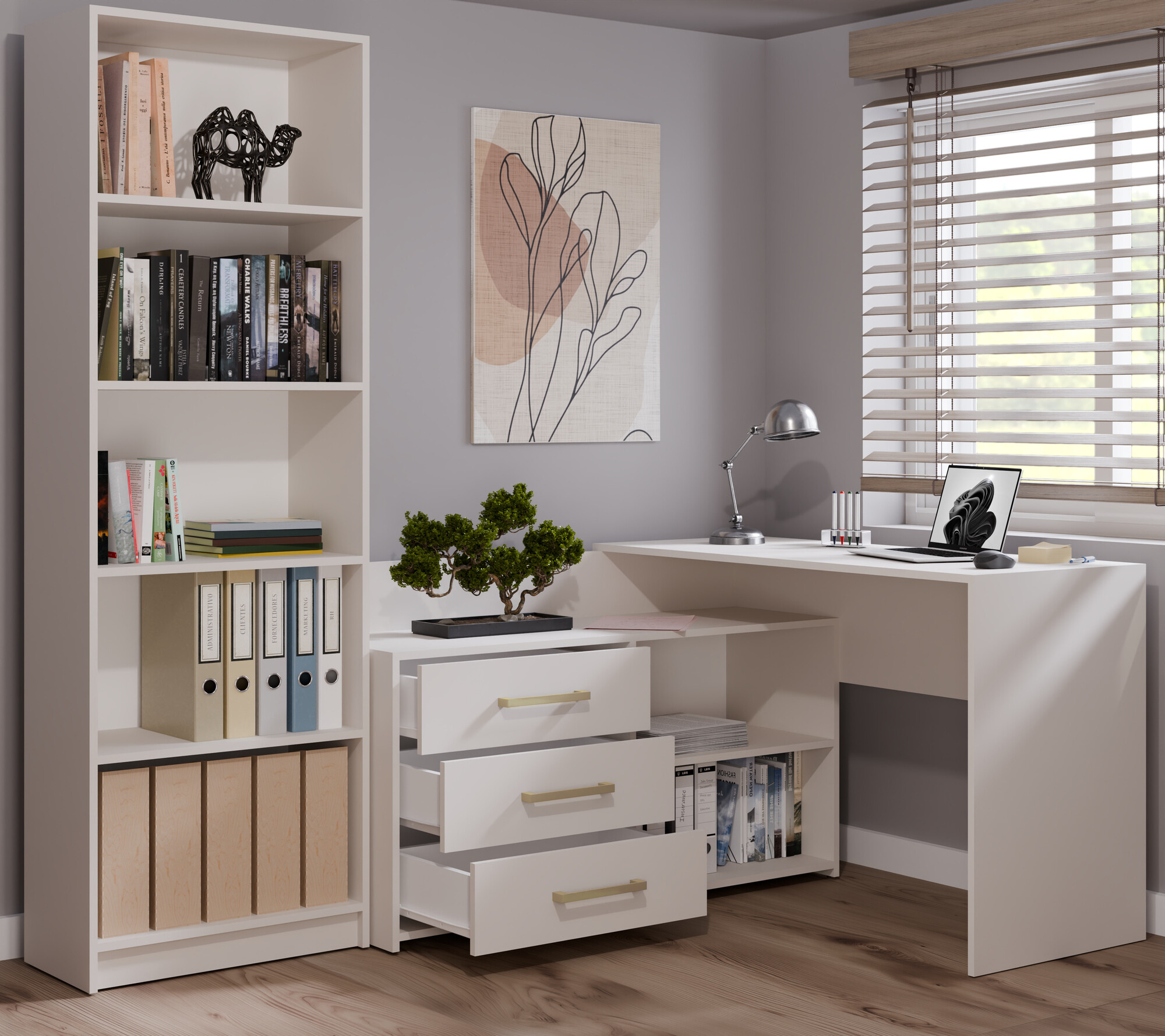 Ъглово офис бюро Mandeville 131 (Кашмир)