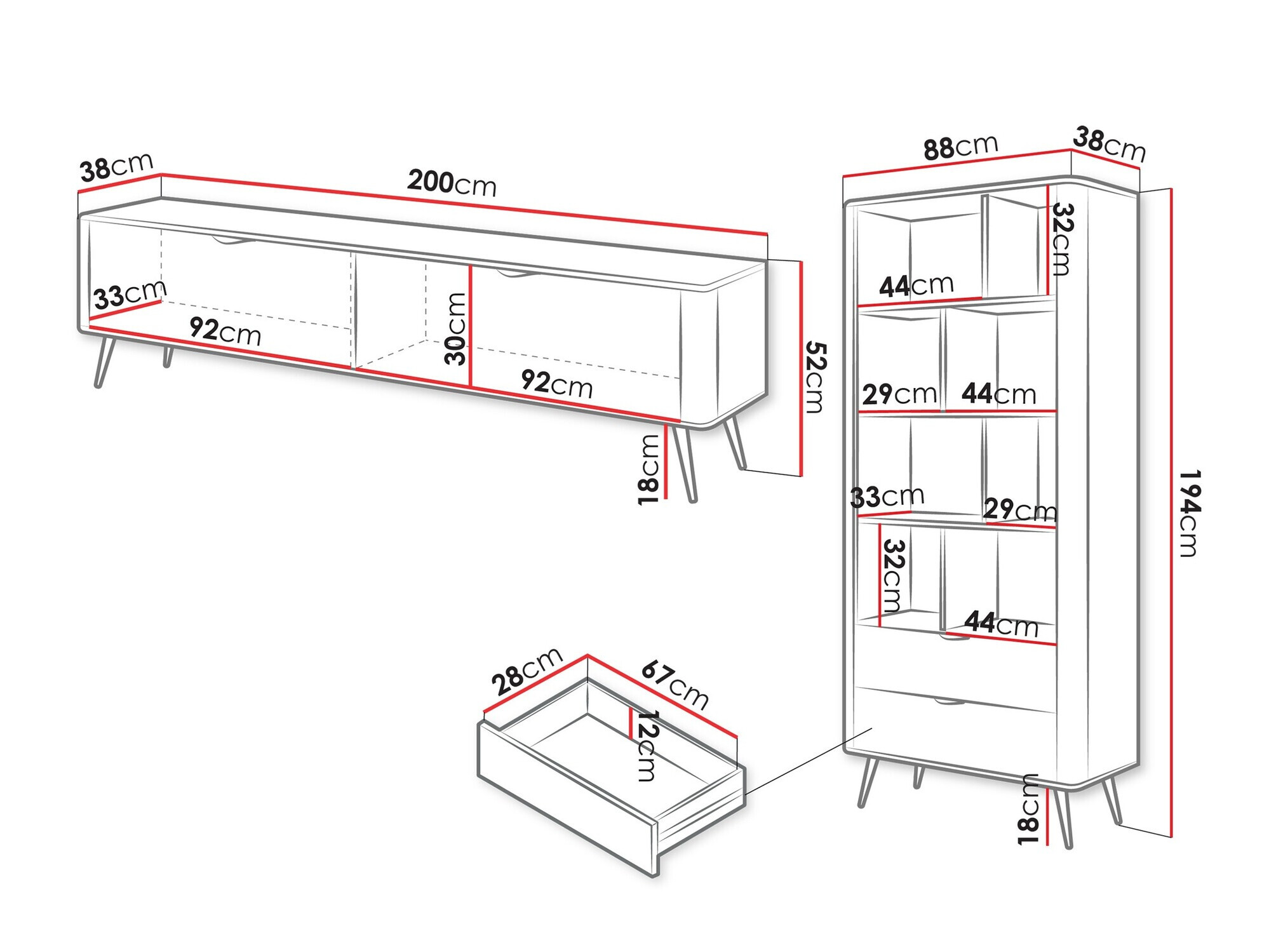 Комплект за хол Versoe 107 (Бежов)