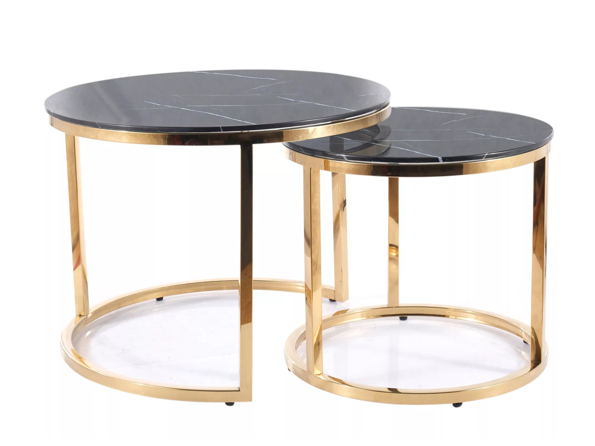 Комплект масички за кафе Detroit 520 (Черен мрамор)