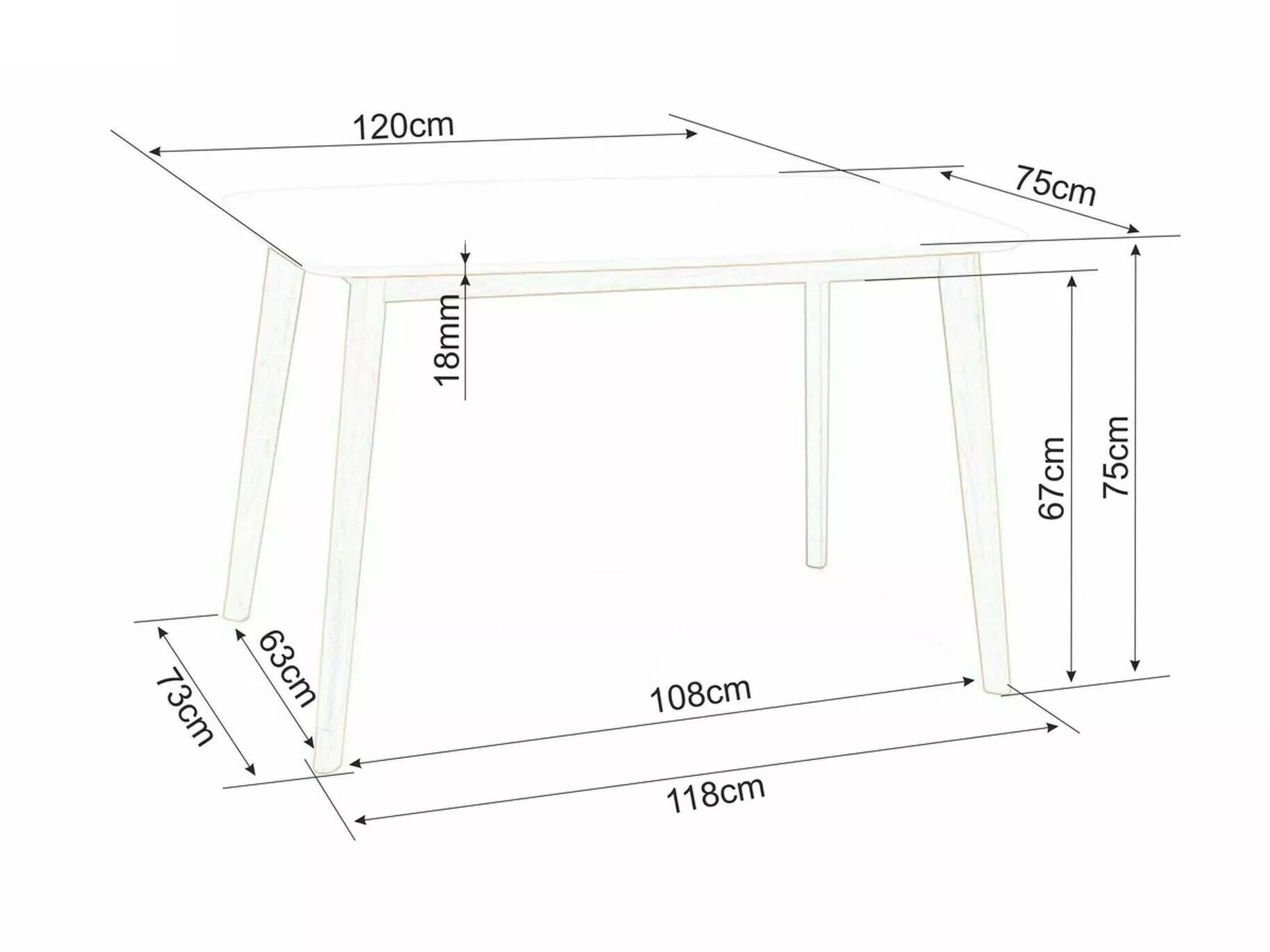 Маса Detroit 523