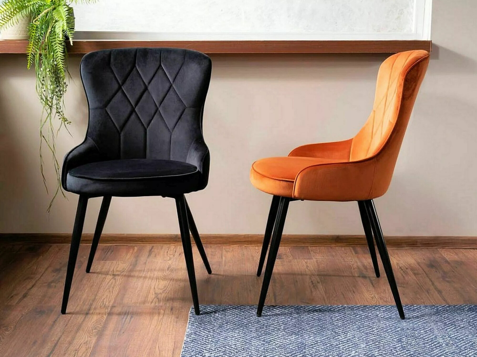 Стол Detroit 524 (Черен)