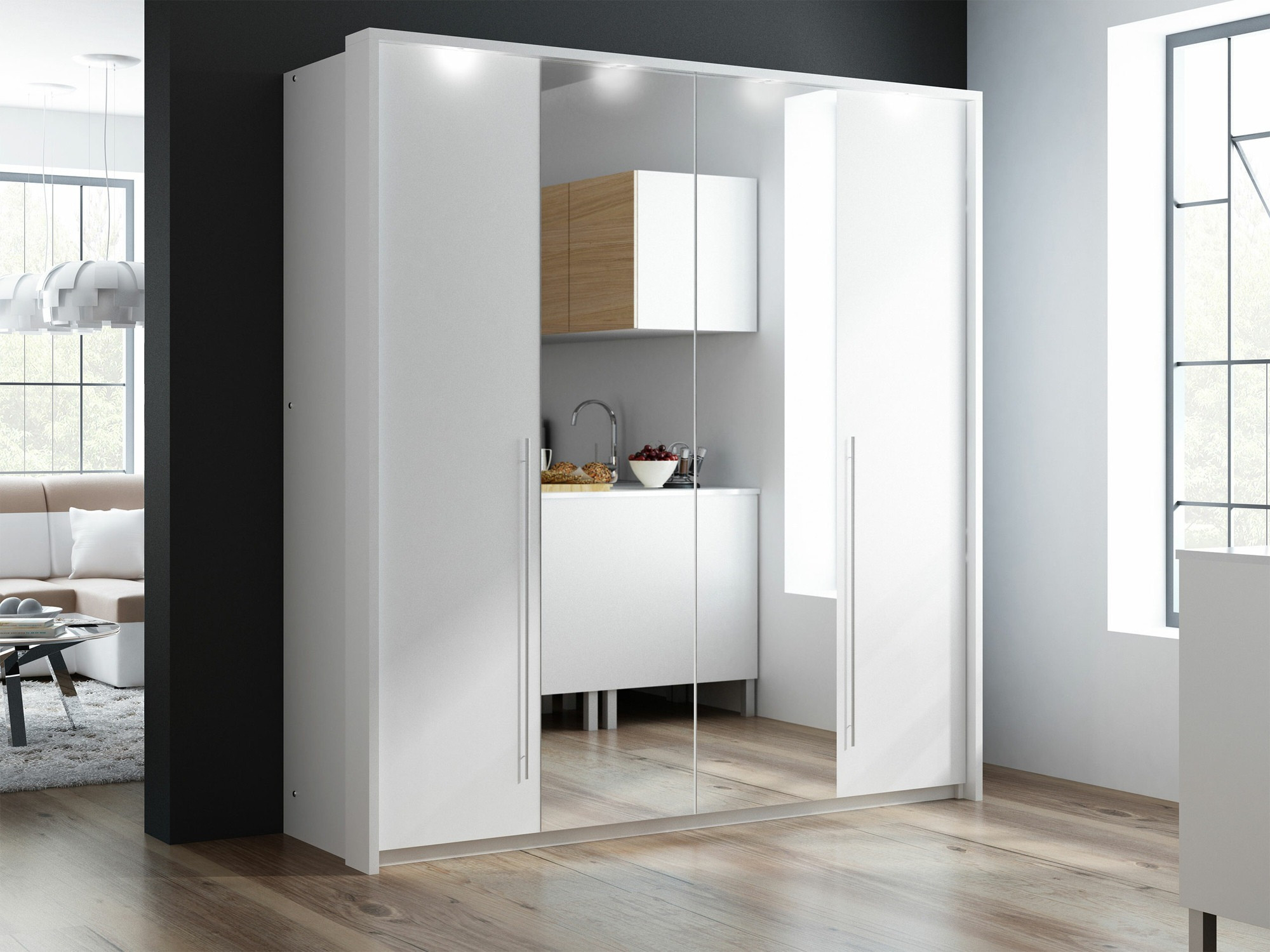 Гардероб Honolulu 237 (Бял)