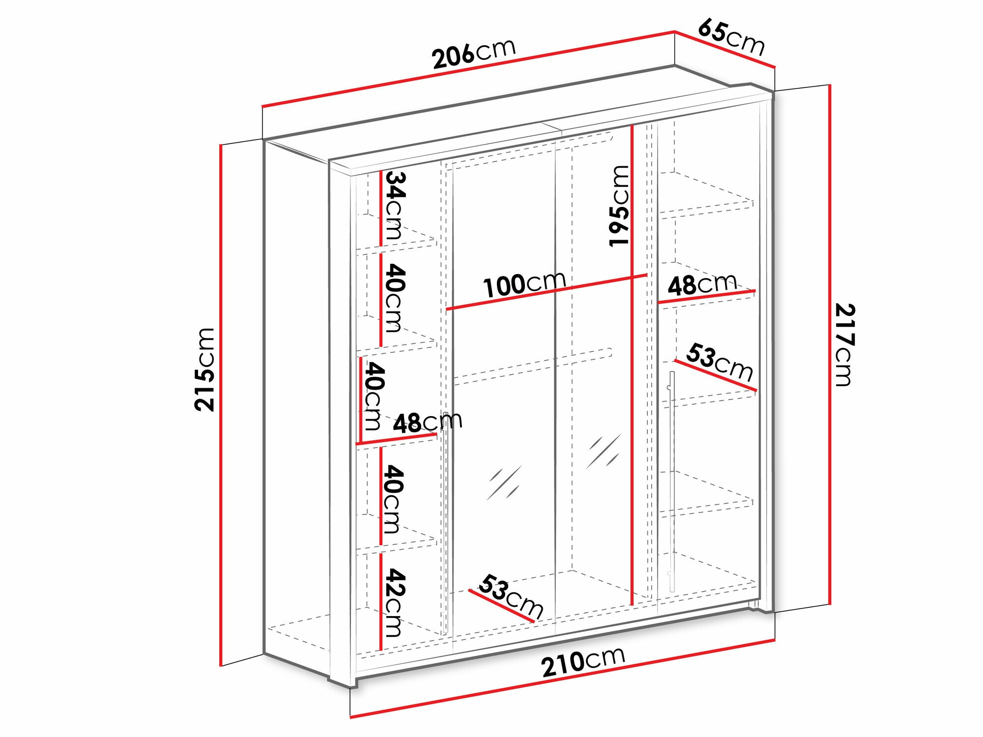 Гардероб Honolulu 237 (Lava)