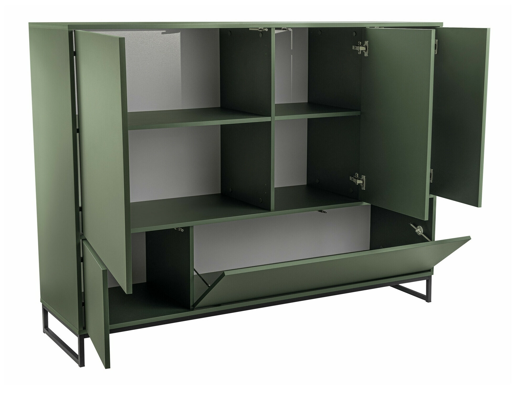 Комплект за хол Calcalo 109 (Зелен)