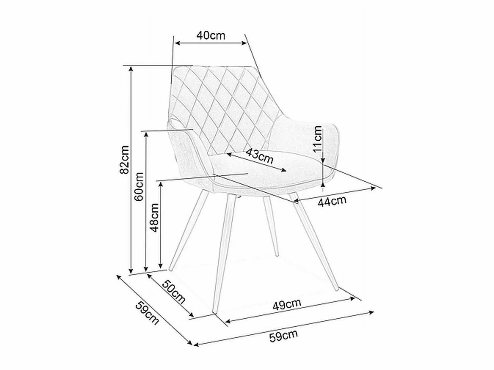 Стол Detroit 566 (Бежов)