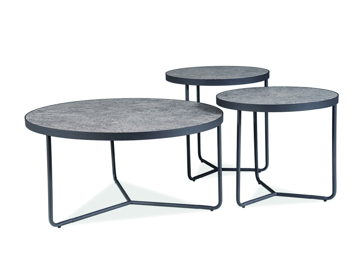 Комплект масички за кафе Detroit 570 (Бетон)