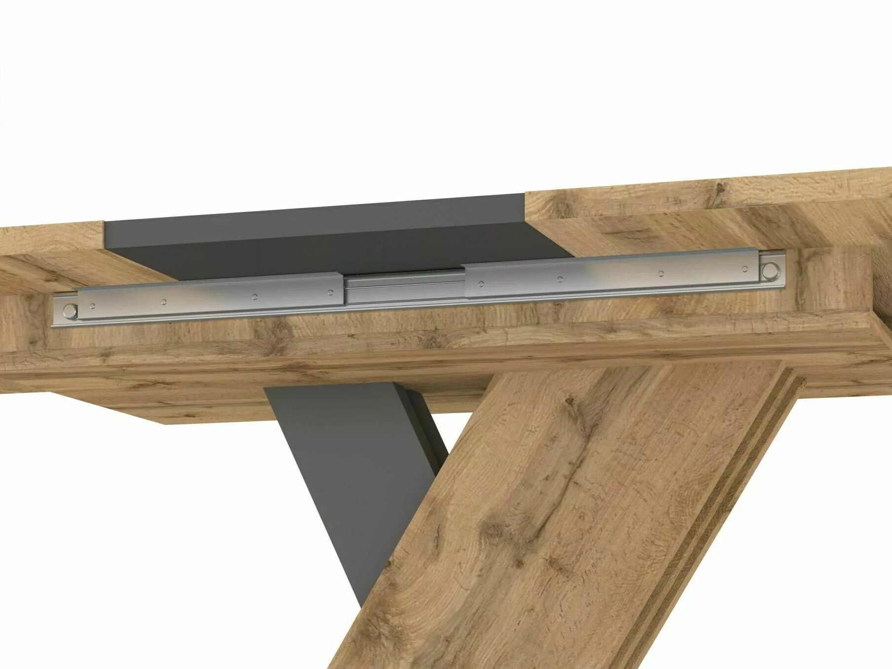 Маса Detroit 568 (Artisan дъб + Антрацит)