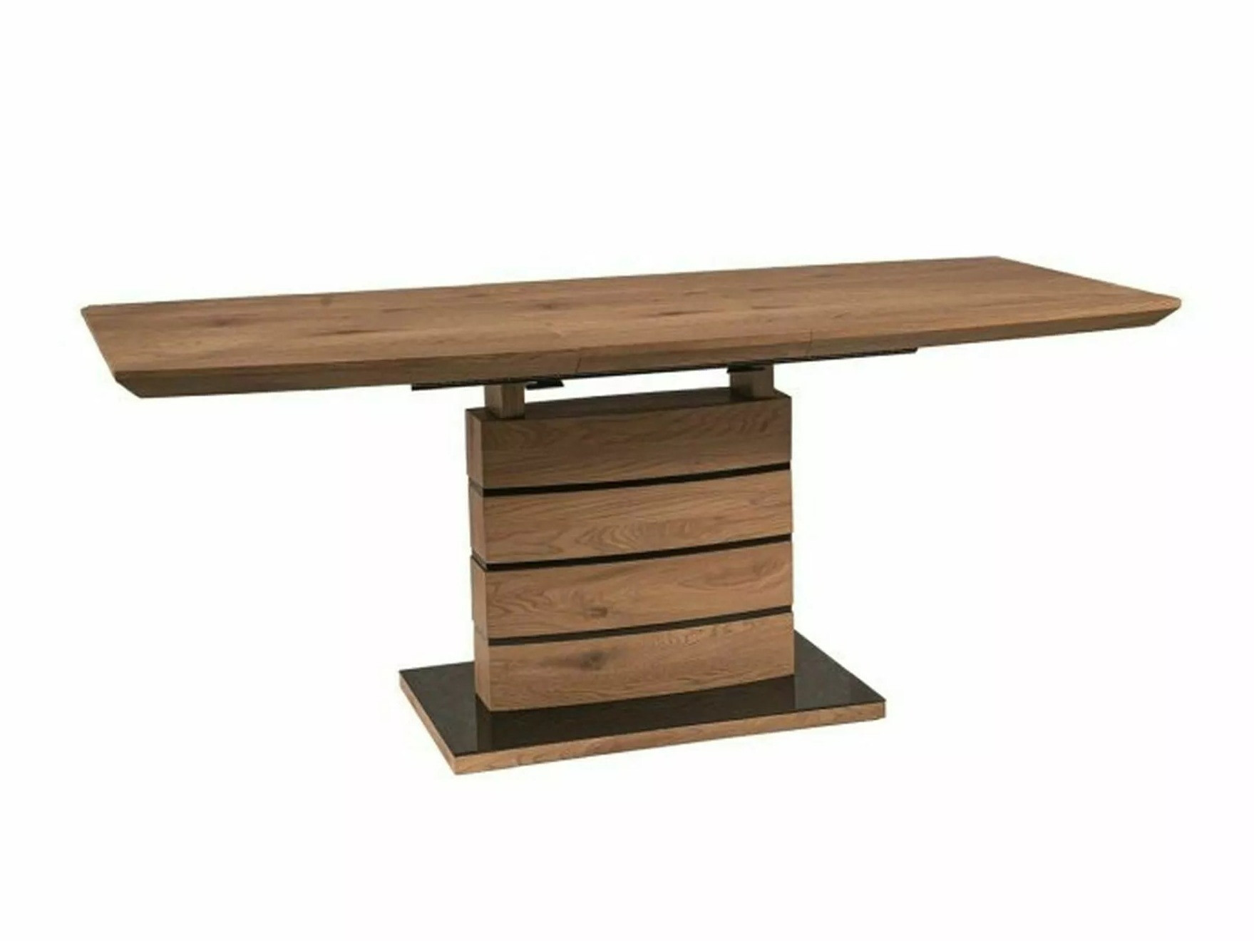 Маса Detroit 569 (Дъб + Черен гланц)