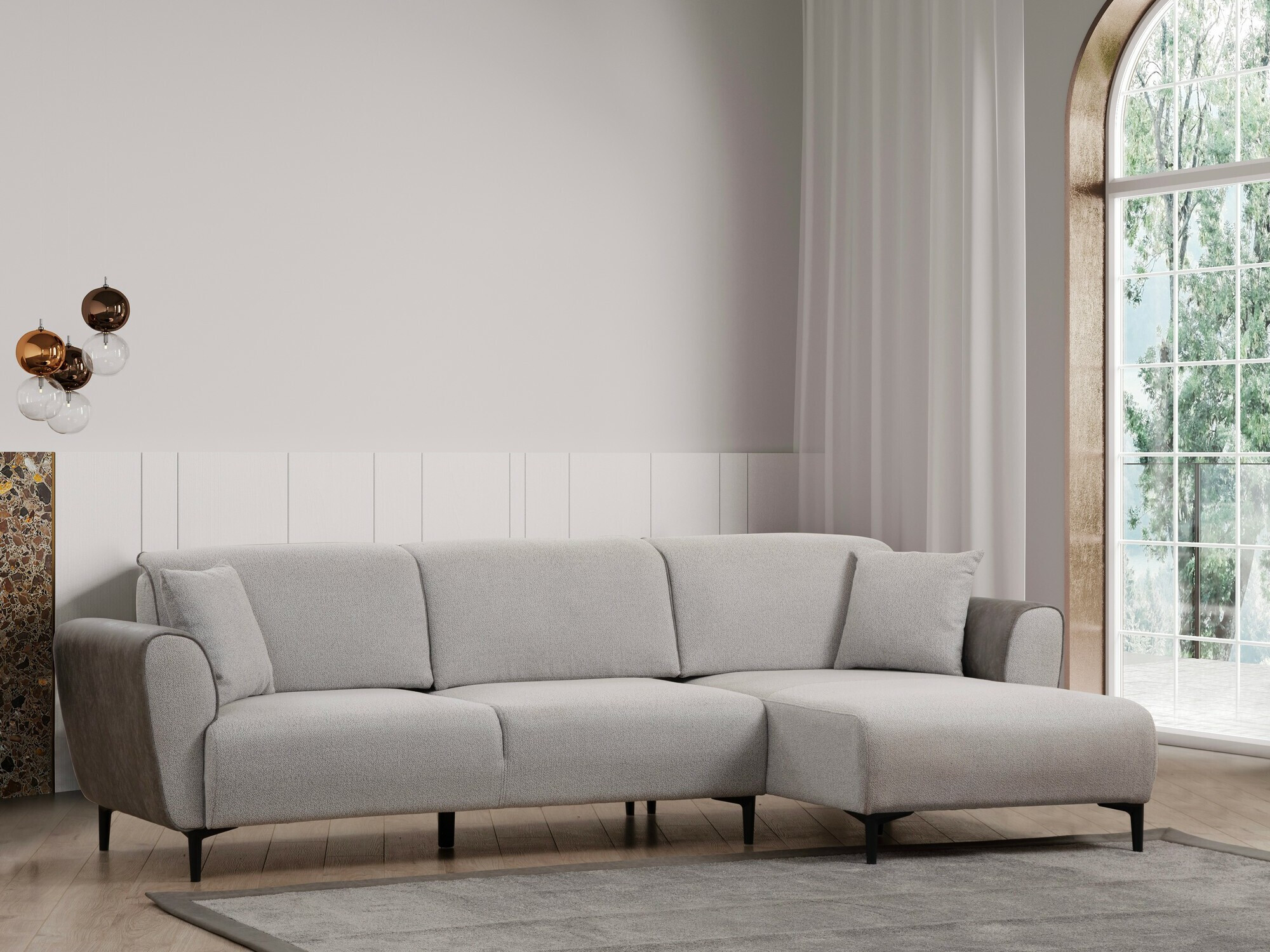 Ъглов диван Altadena 594 (Десен)