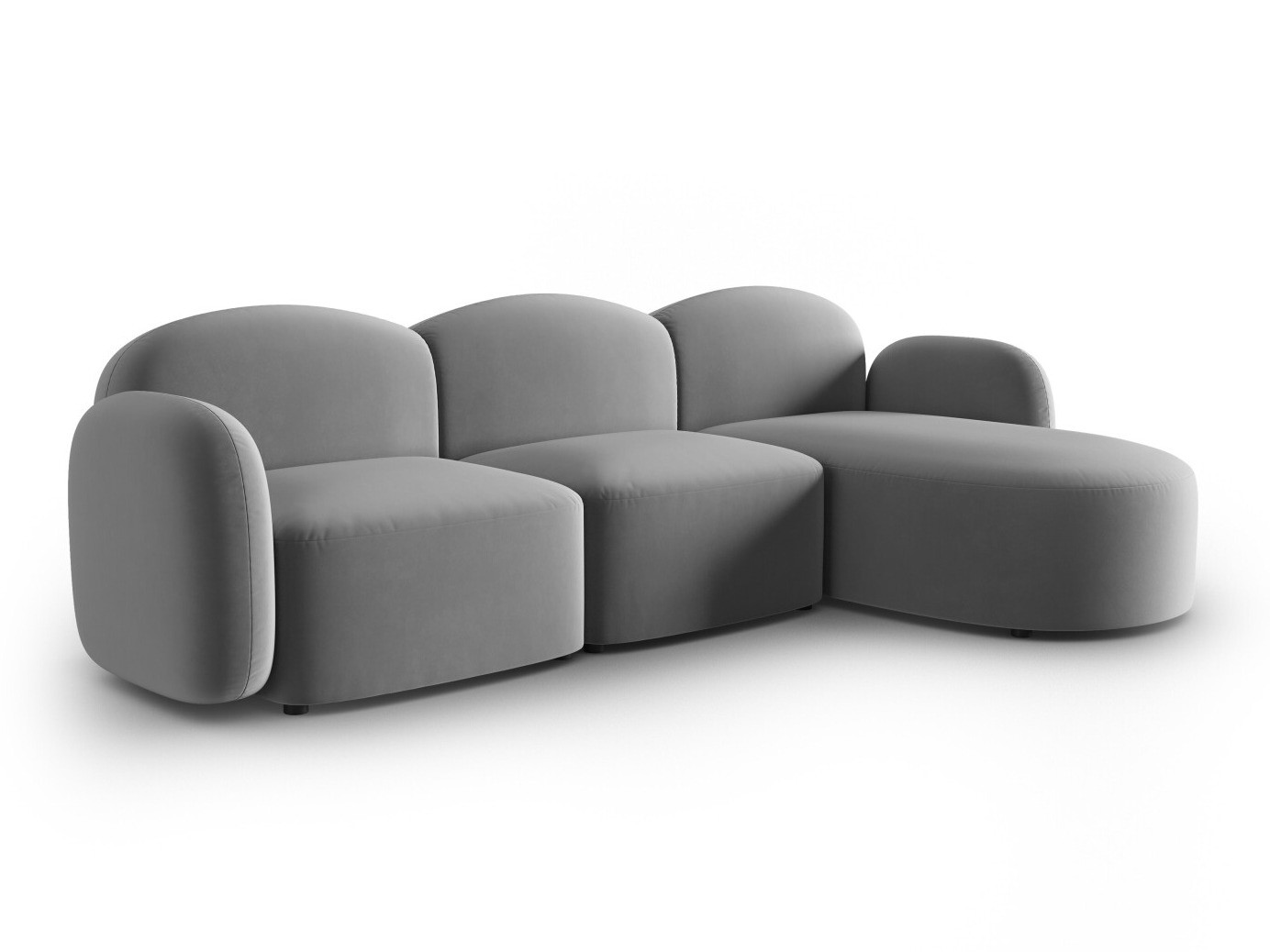 Ъглов диван Tolmira 104 (Casino Светло сив)