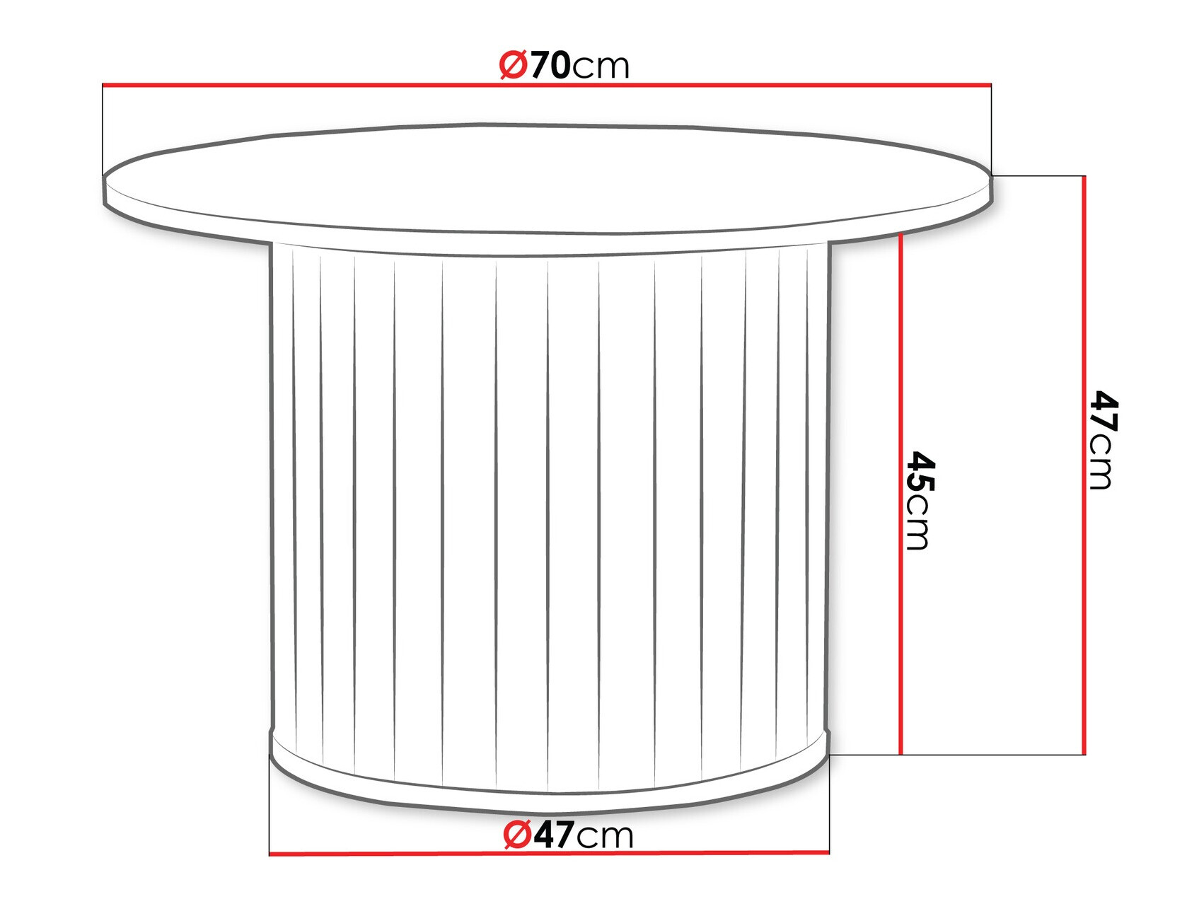 Масичка за кафе Novmono 106 (Черен)