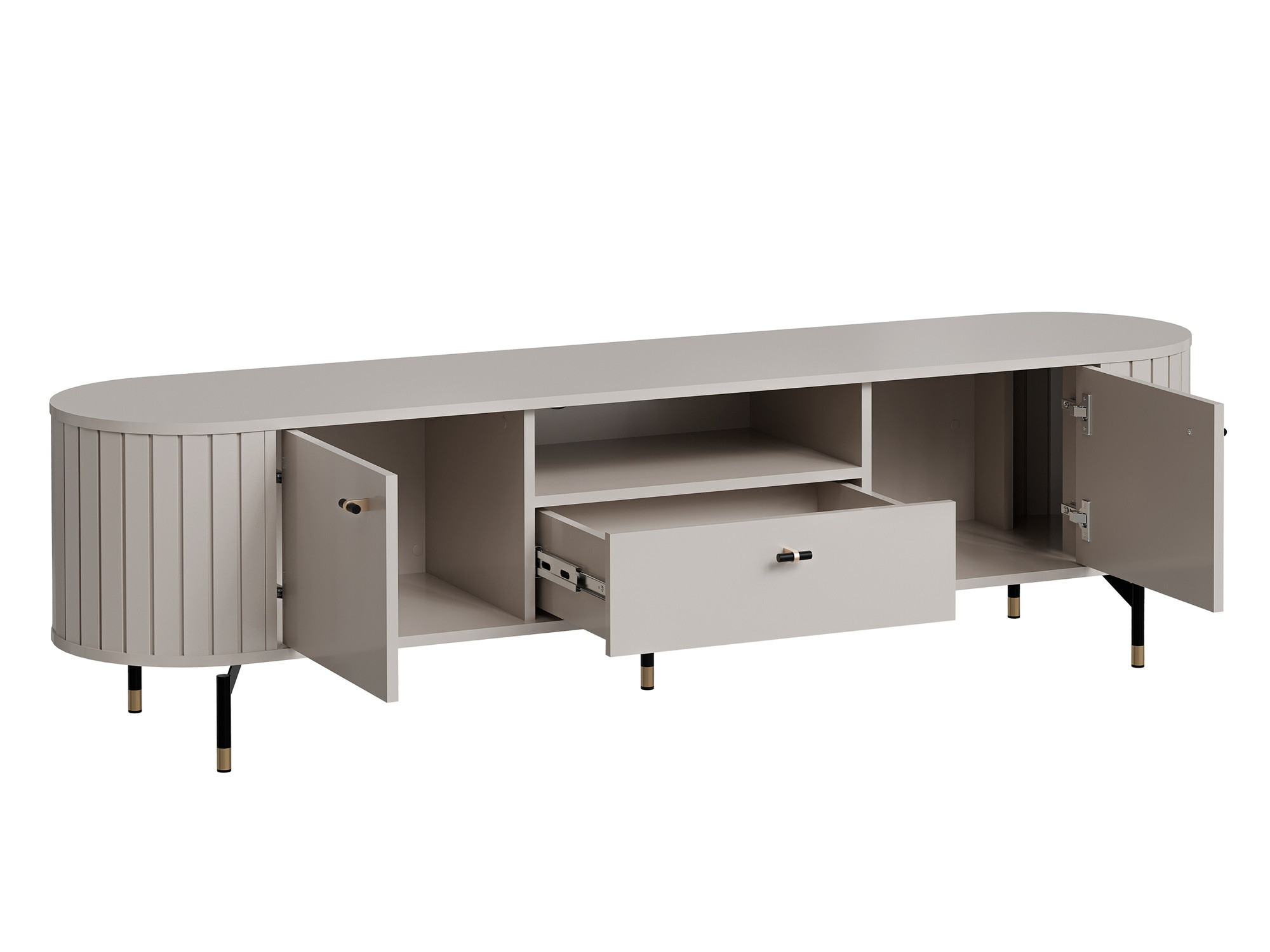 Комплект за хол Novmono 108 (Черен)