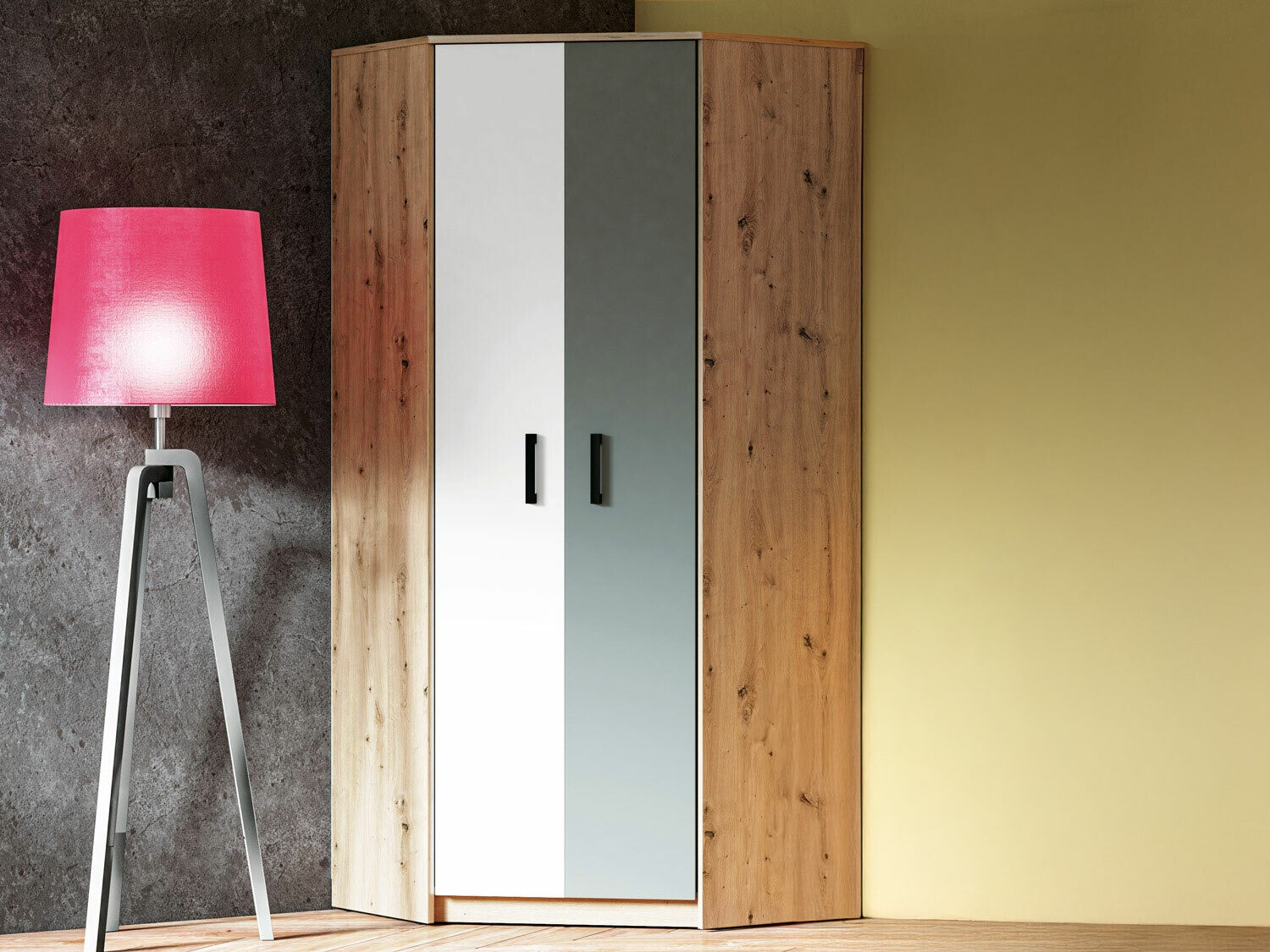 Ъглов гардероб Nucavu 110