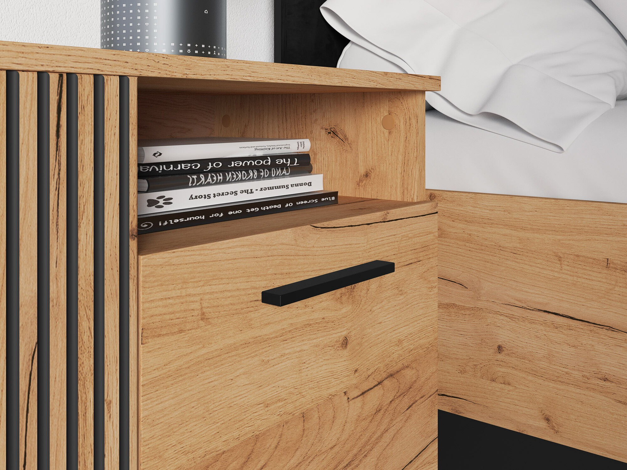 Нощно шкафче Livluo 109