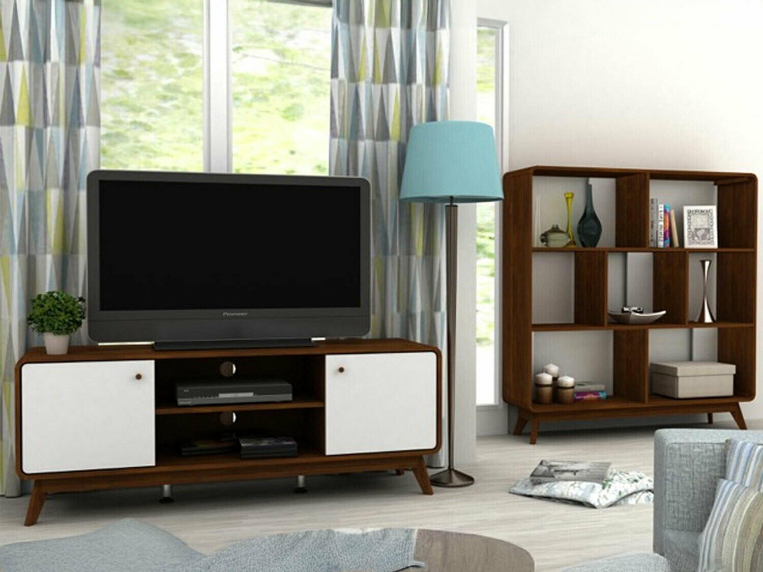 Комплект за хол Elbtena 113 (Opex + Бял)