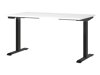 Офис бюро с регулируема височина Sacramento 415 (Бял + Черен)