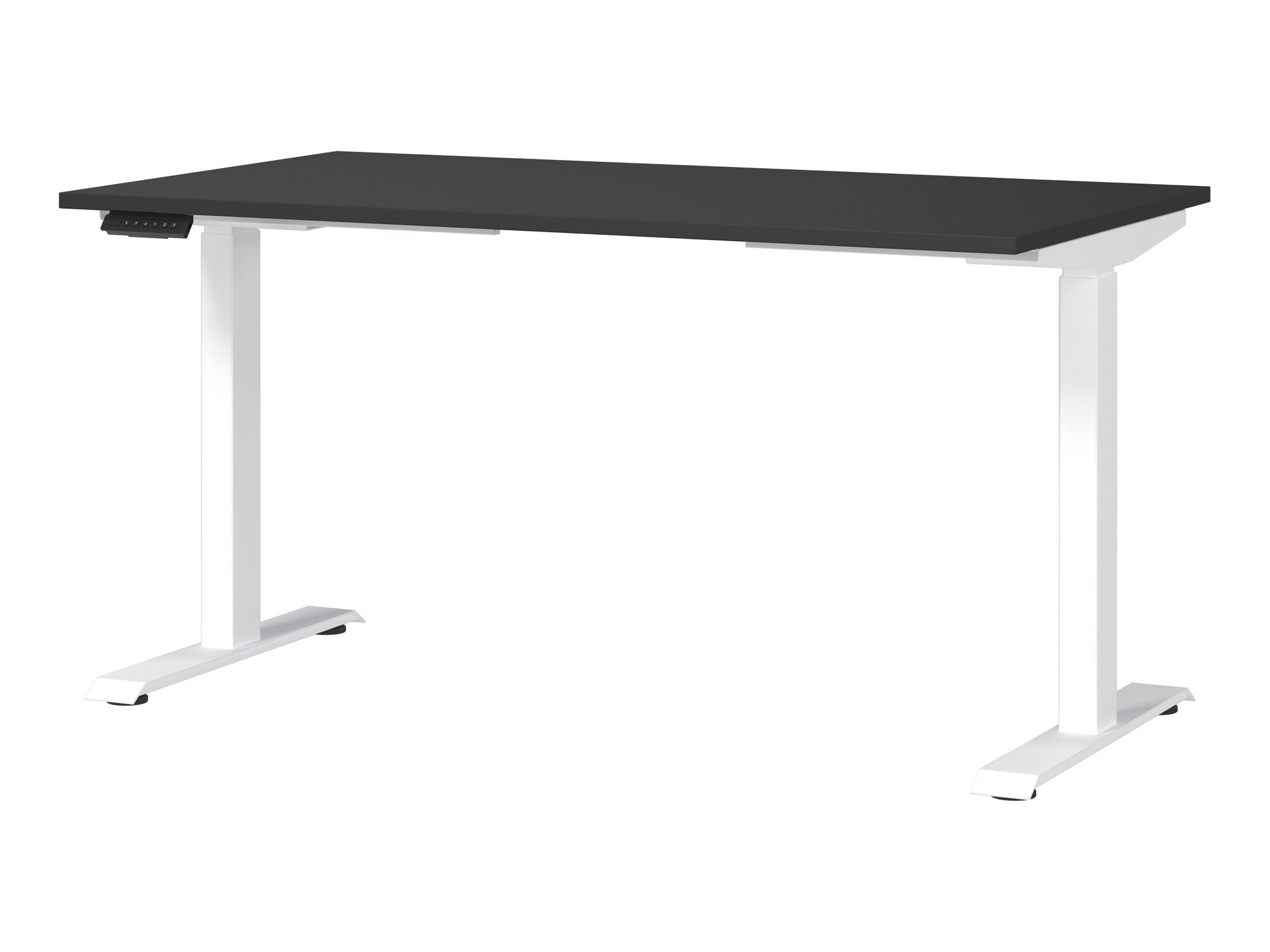 Офис бюро с регулируема височина Sacramento 415 (Графит + Бял)