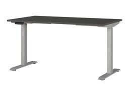 Офис бюро с регулируема височина Sacramento 415 (Графит + Сребро)