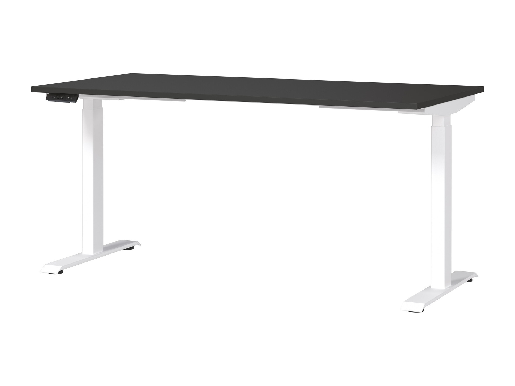 Офис бюро с регулируема височина Sacramento 416 (Графит + Бял)