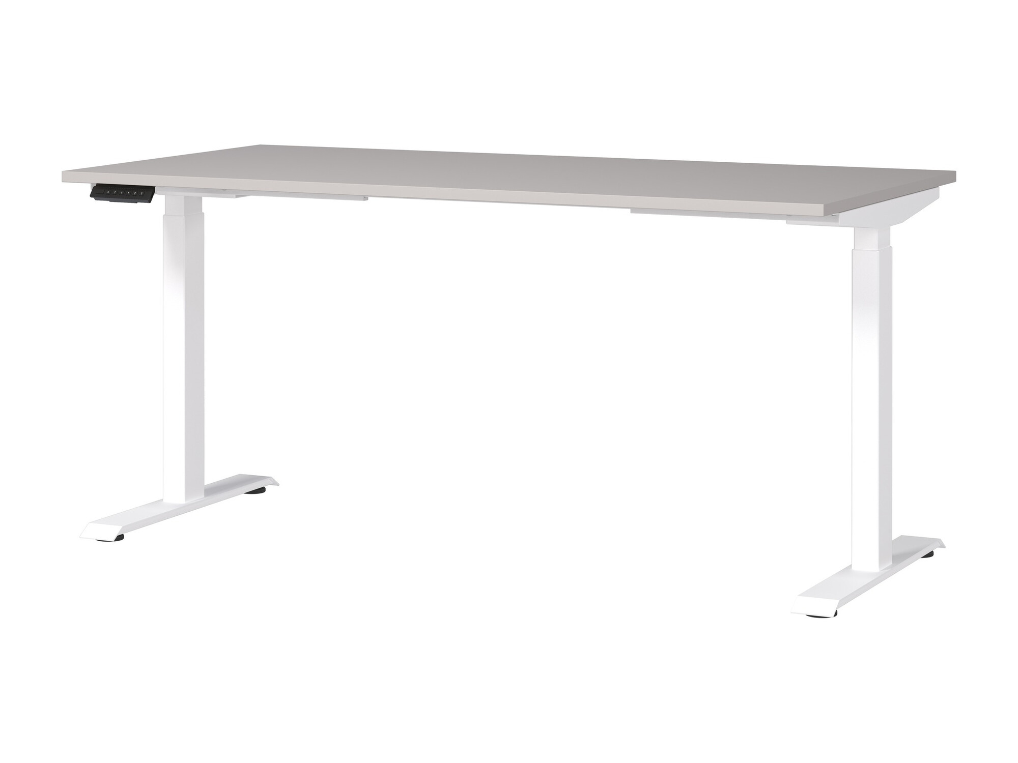 Офис бюро с регулируема височина Sacramento 416 (Сив + Бял)