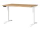 Офис бюро с регулируема височина Sacramento 417 (Navarra дъб + Бял)