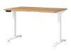 Офис бюро с регулируема височина Sacramento 417 (Navarra дъб + Бял)