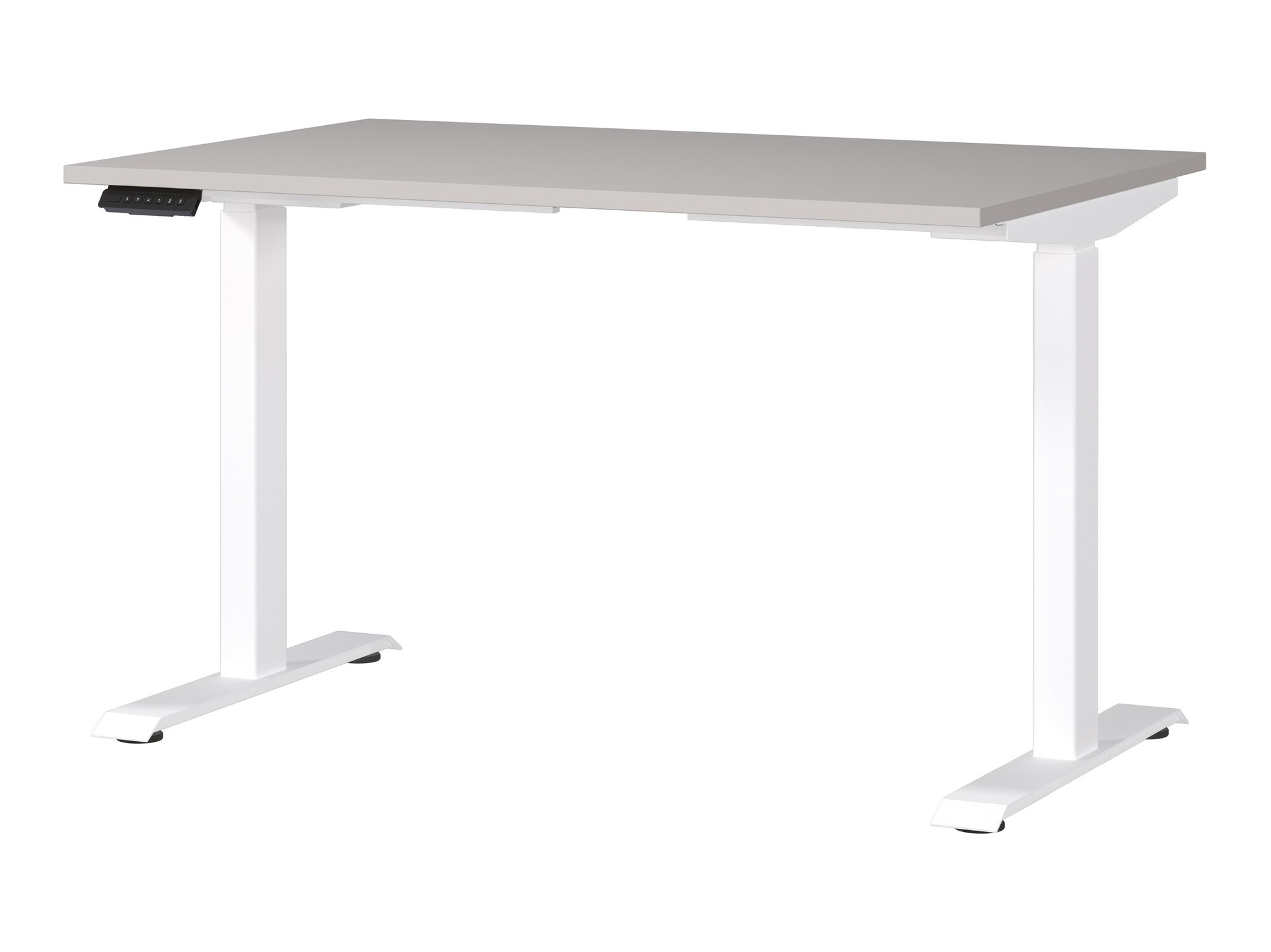 Офис бюро с регулируема височина Sacramento 417 (Сив + Бял)