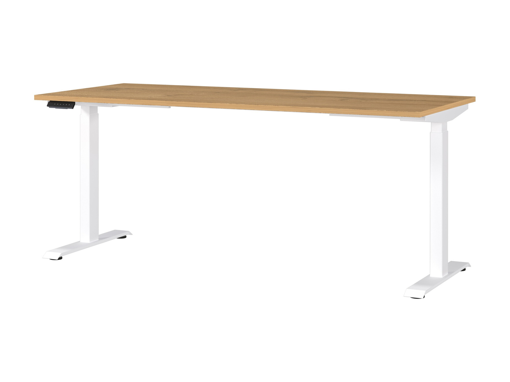 Офис бюро с регулируема височина Sacramento 418 (Grandson дъб + Бял)