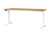 Офис бюро с регулируема височина Sacramento 418 (Navarra дъб + Бял)