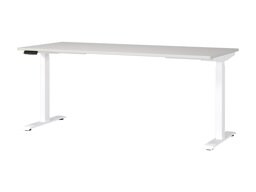 Офис бюро с регулируема височина Sacramento 418 (Светло сив + Бял)