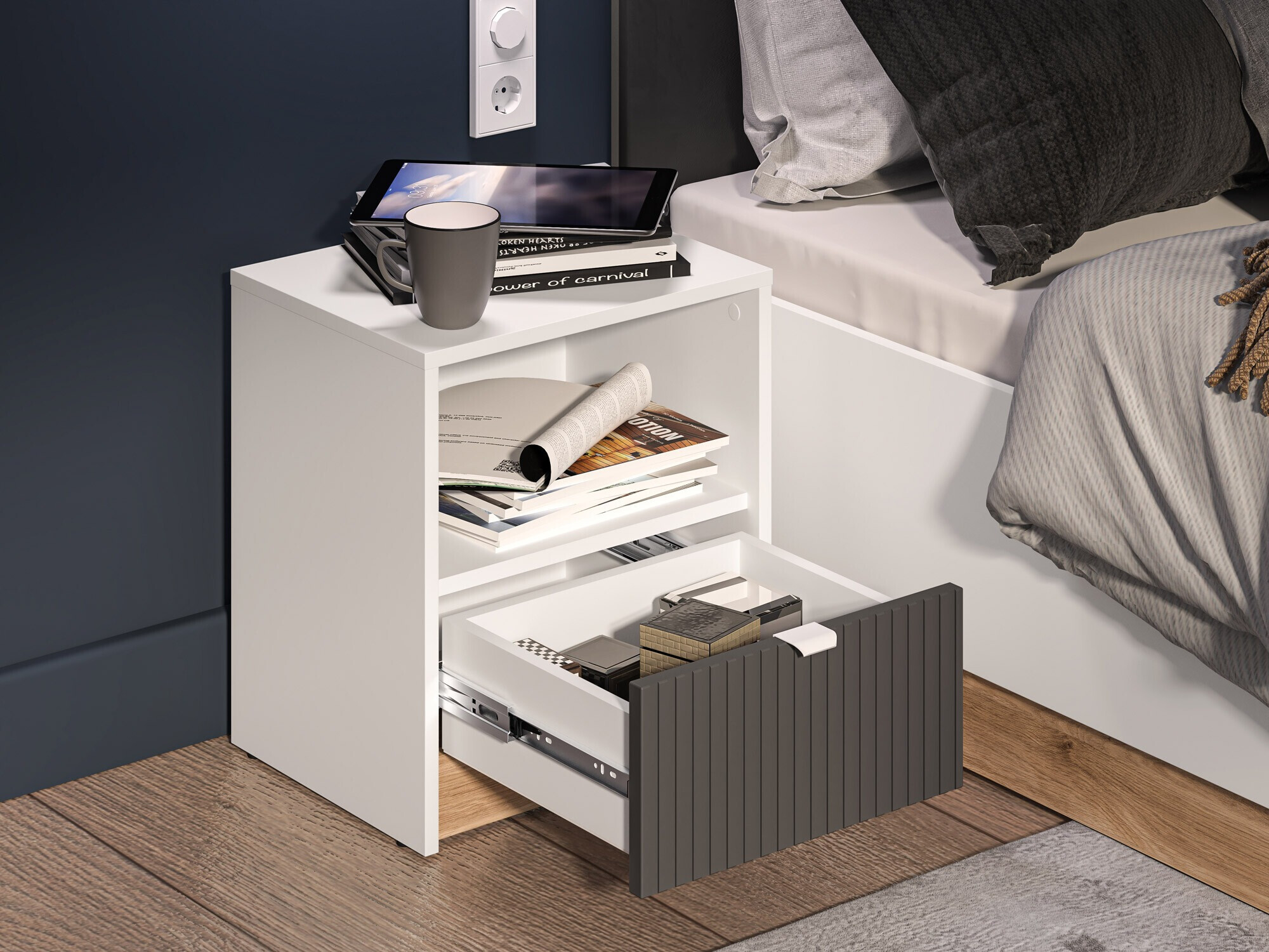 Нощно шкафче Orlviro 106