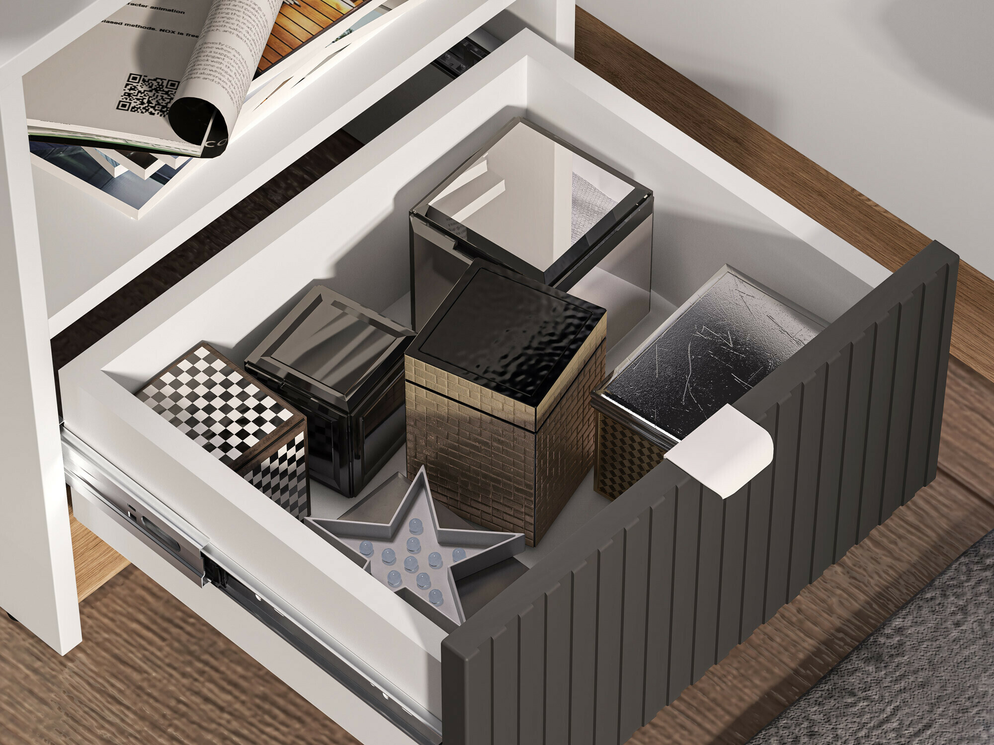 Нощно шкафче Orlviro 106