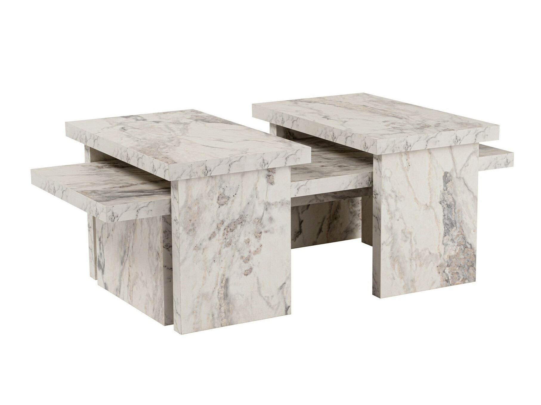 Масичка за кафе Novato 103 (Бял мрамор)