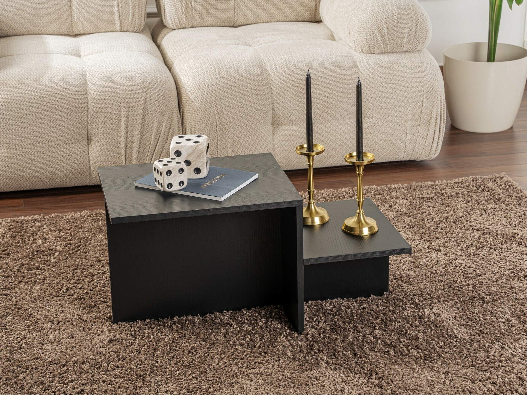 Масичка за кафе Novato 104 (Черен)