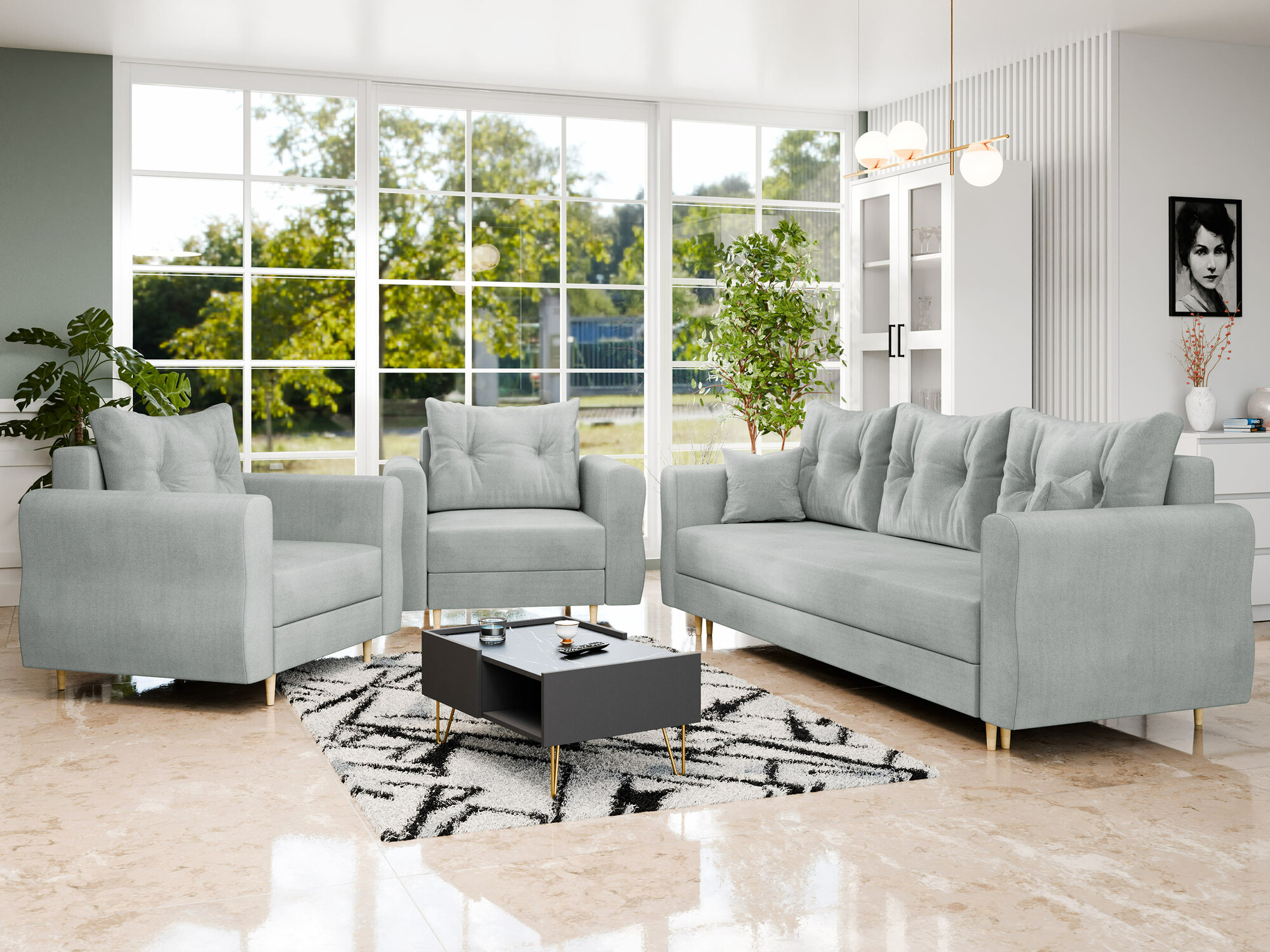 Комплект мека мебел Veldala 106 (Manila 14)