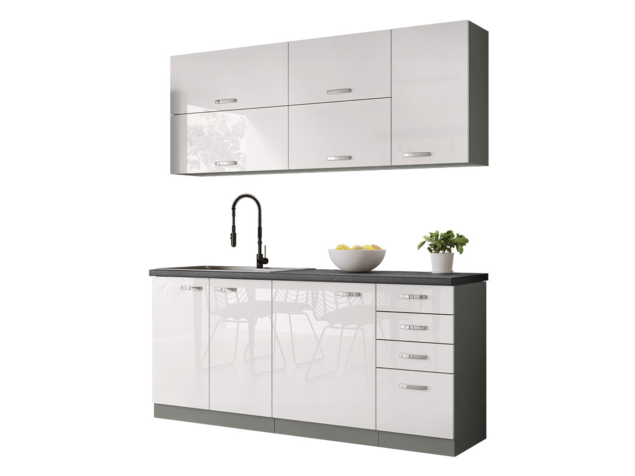 Модулен кухненски комплект Multi White 124
