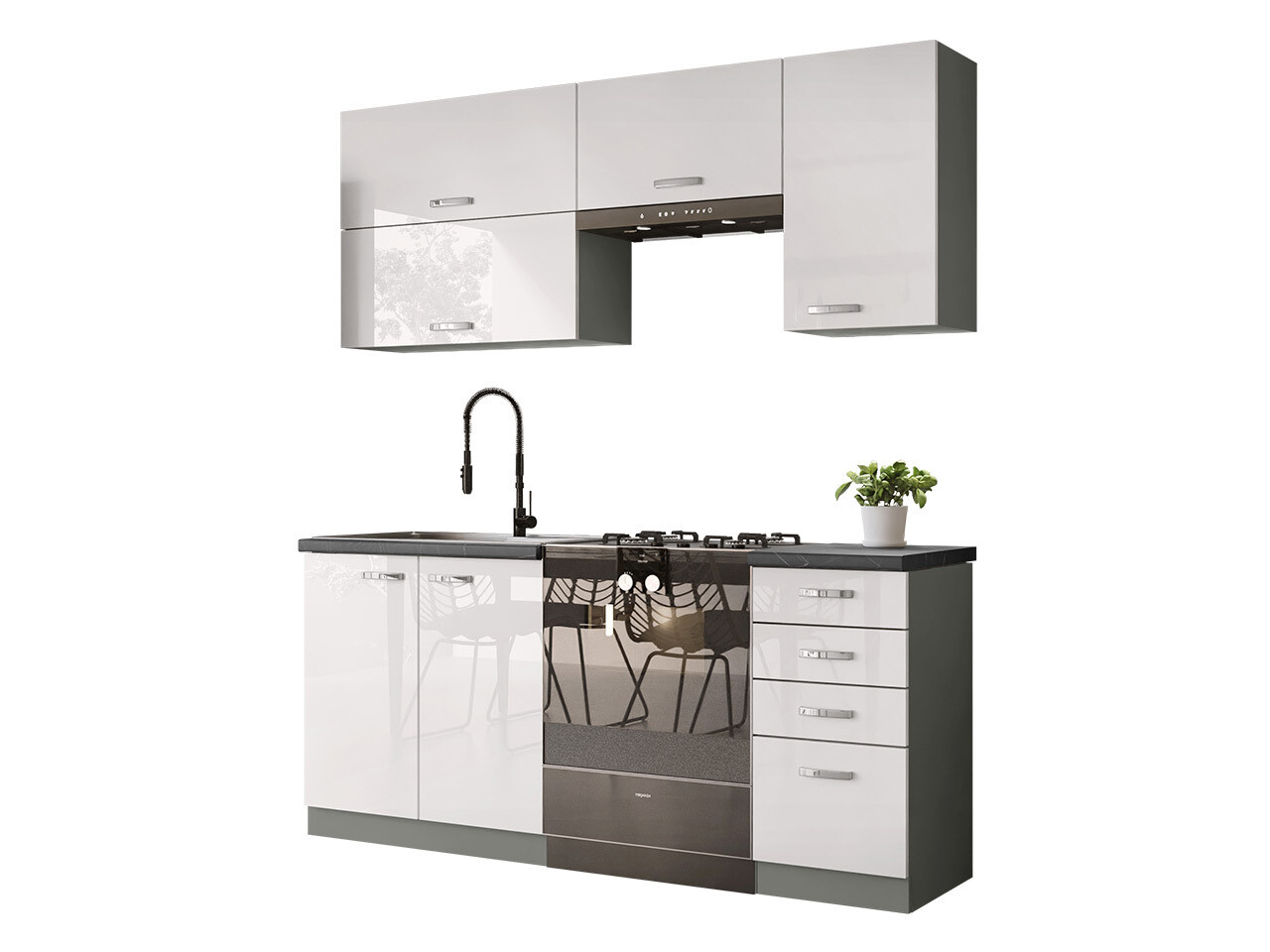 Модулен кухненски комплект Multi White 125