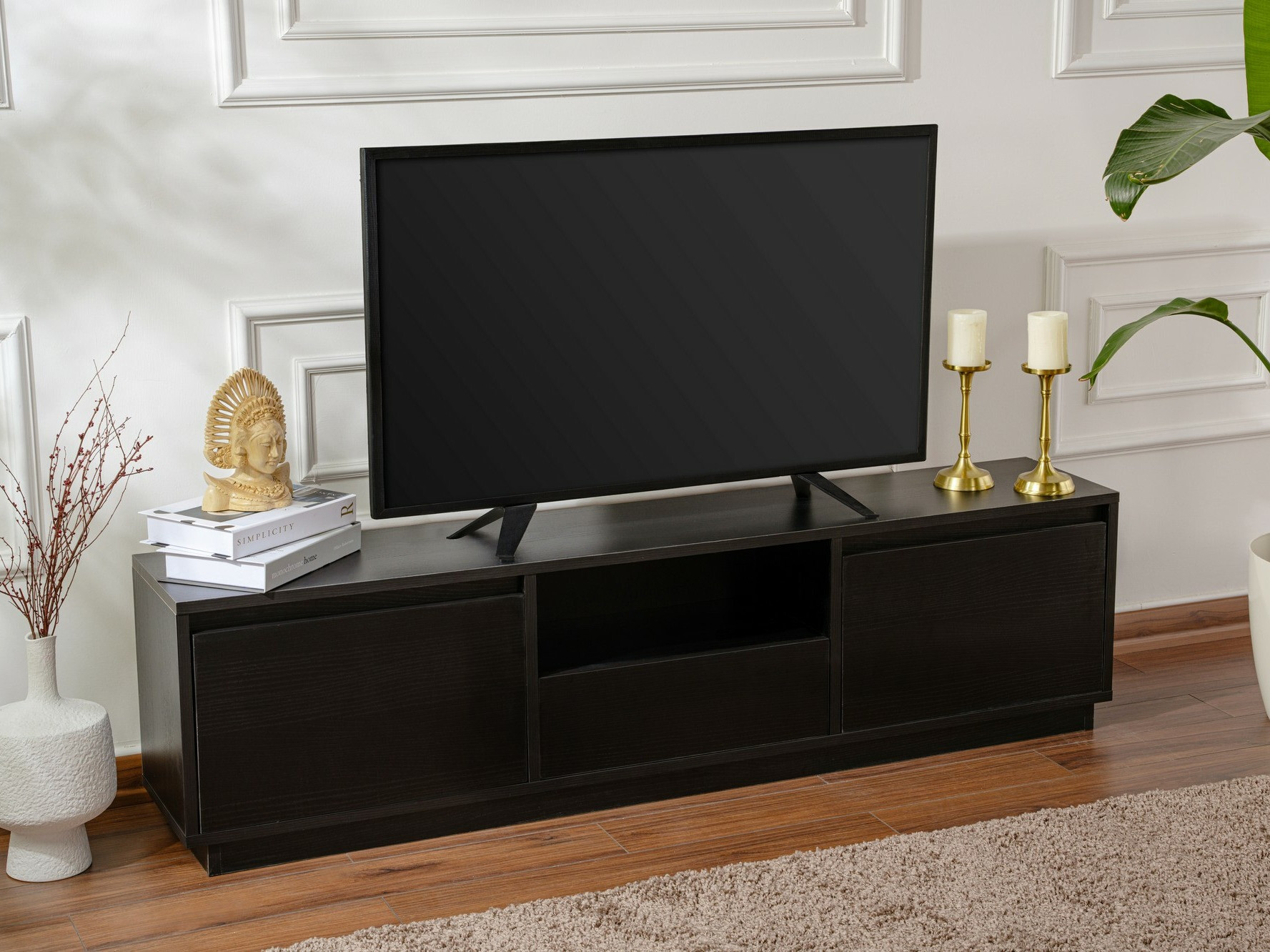 ТВ шкаф Novato 106 (Черен)