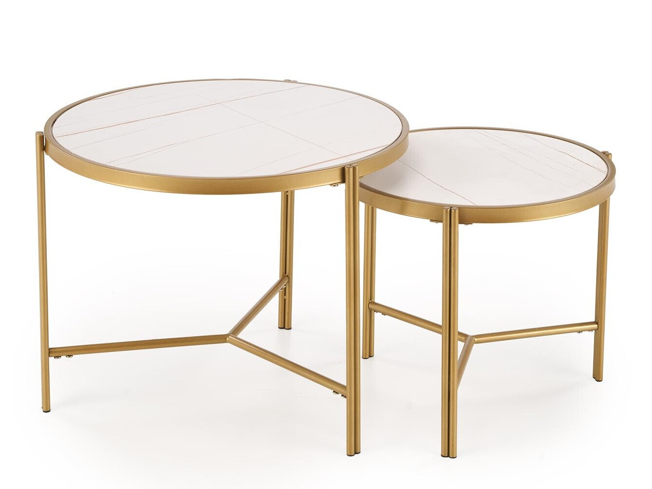 Комплект масички за кафе Houston 1867 (Бял мрамор)