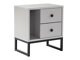 Нощно шкафче Novato 109 (Сив + Черен)