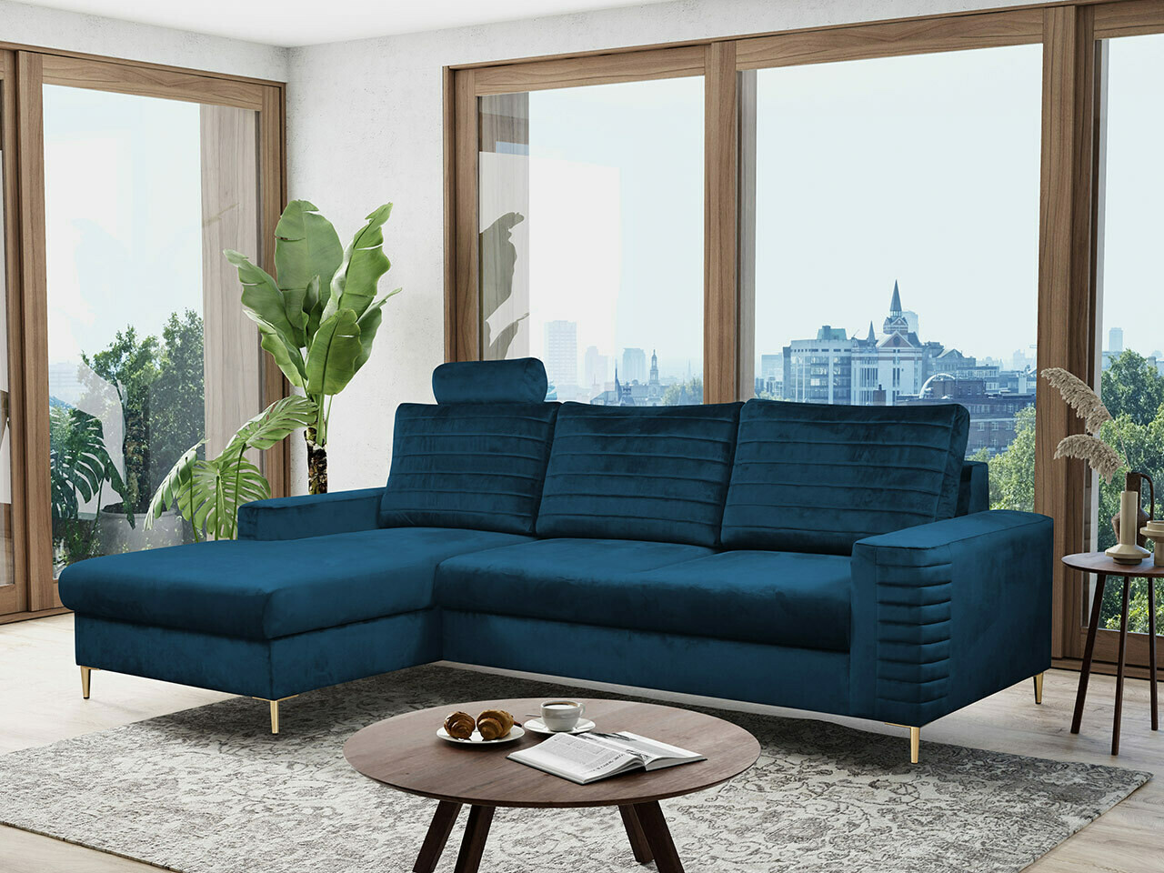 Ъглов диван Comfivo Cumintudo (Velluto 25)