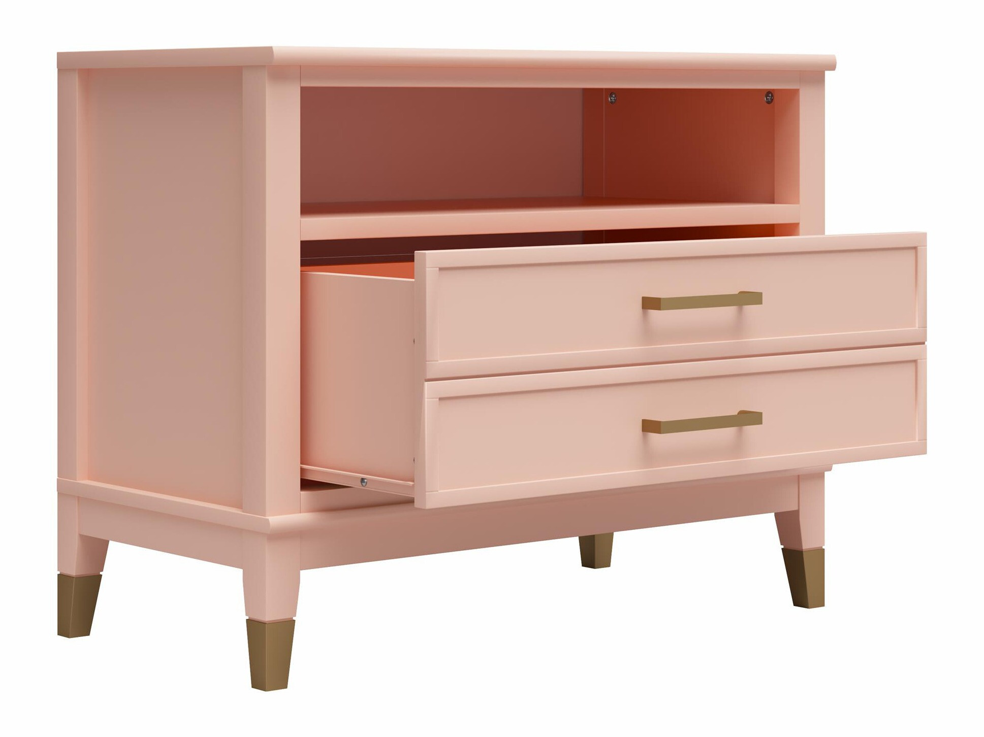 Нощно шкафче CosmoLiving by Cosmopolitan Belromu 107 (Роза)